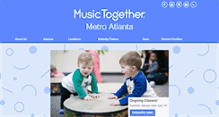 Desktop Screenshot of musictogethermetroatlanta.com